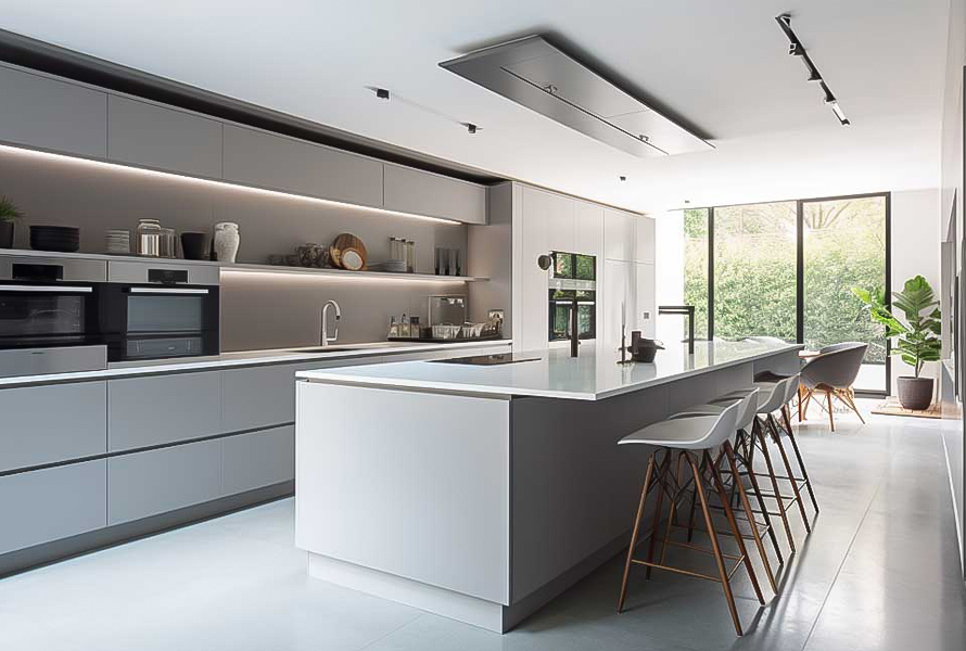 Minimalist Kitchen Designs in Dubai